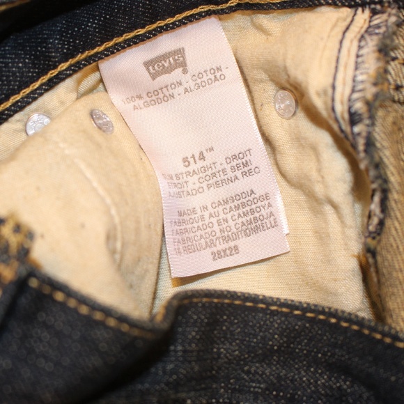 BOYS LEVIS 514 JEANS SIZE 16 (28 x 28) - Picture 7 of 7